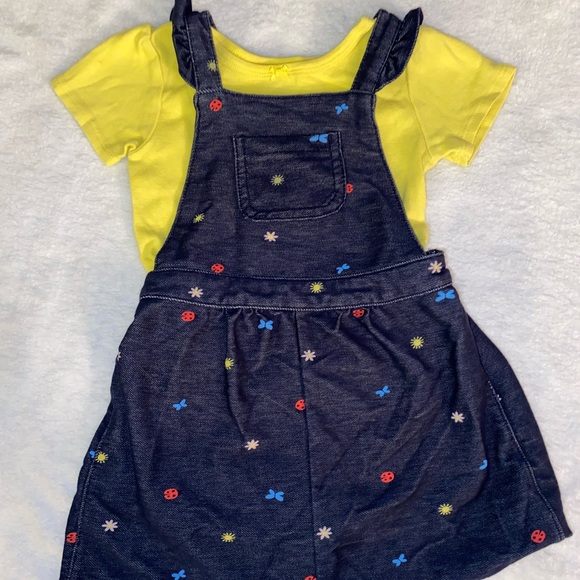Carter's Other - Lightweight denim overall dress